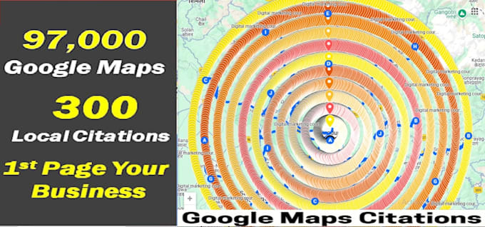 97,000 google maps citations for local SEO and gmb ranking