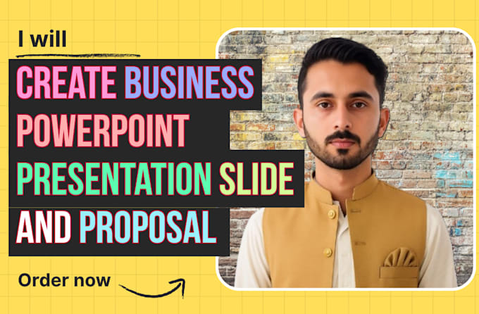 create business powerpoint presentation slide and proposal