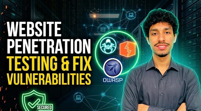 perform website penetration testing, vulnerability assessment