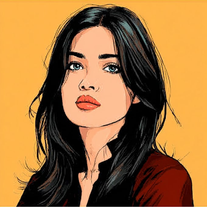 draw a vector portrait with in 24hrs