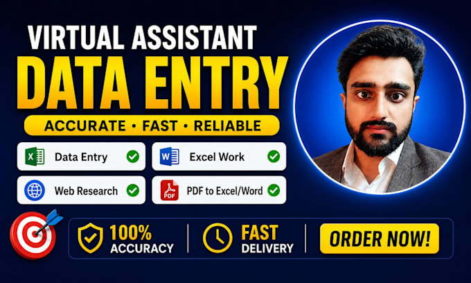 do excel data entry , internet research and email scrapping