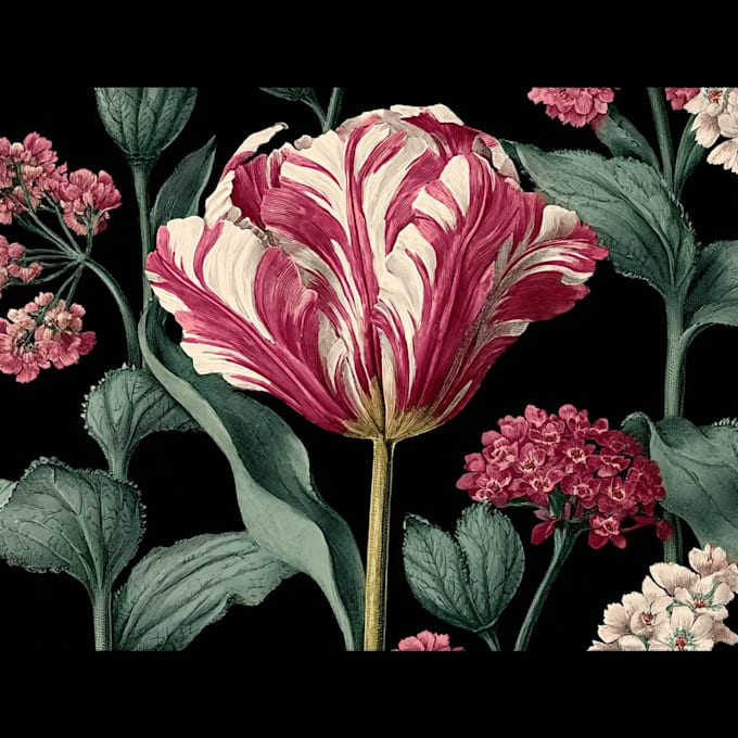 made a botanical illustration depending on your concept