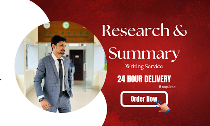 conduct extensive research and write as per your requirement