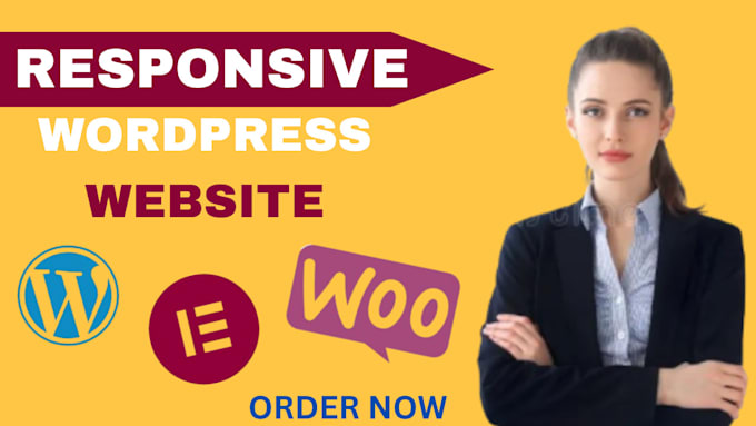built responsive wordpress website, educational, business website, landing page