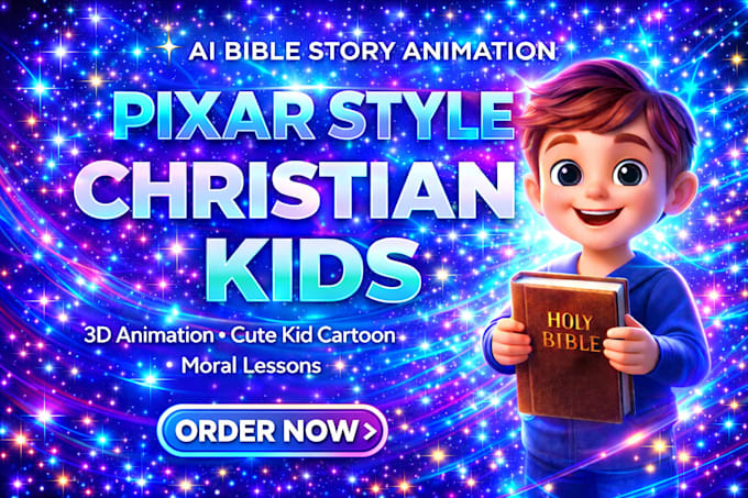 ai bible story, bible animation, christian animation, kids