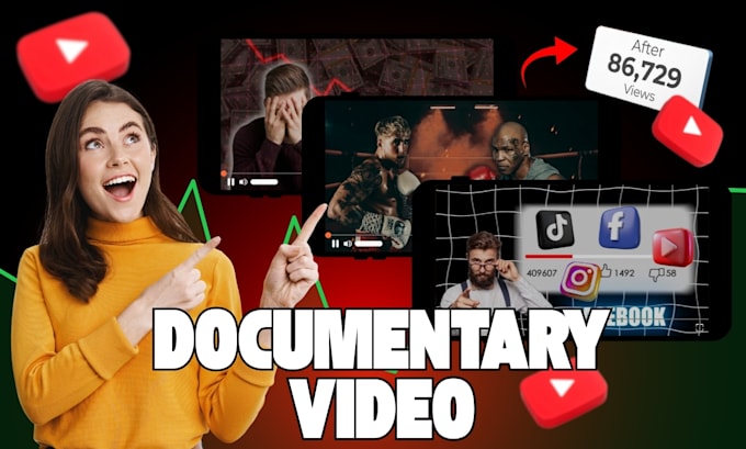 create high quality documentary videos for youtube