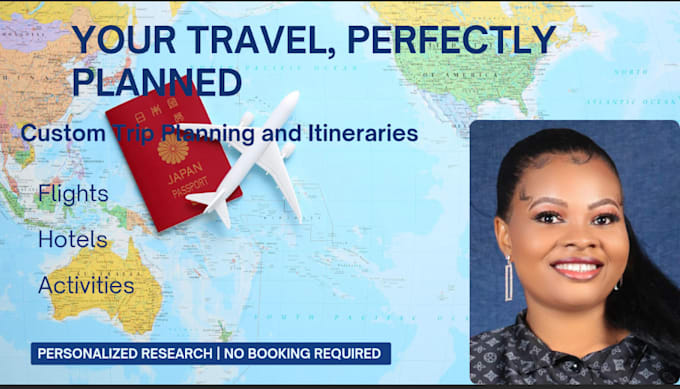 plan your trip and create a custom travel itinerary