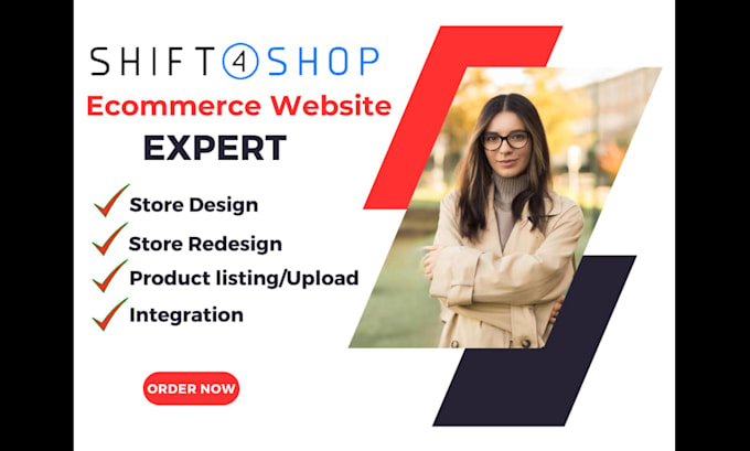 design and develop 3dcart website and shift4shop website