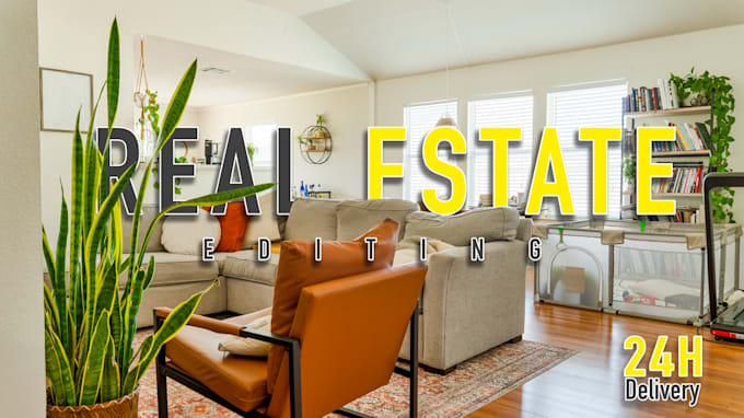 edit real estate video 24h delivery