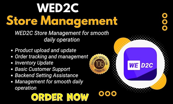 manage your wed2c store for smooth daily operations