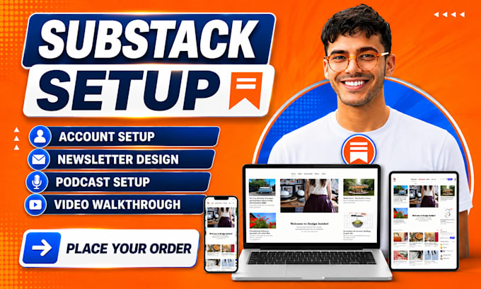 substack setup substack newsletter design setup substack podcast substack expert