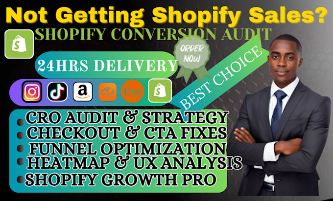 Audit and optimize your shopify store for maximum sales conversions by ...