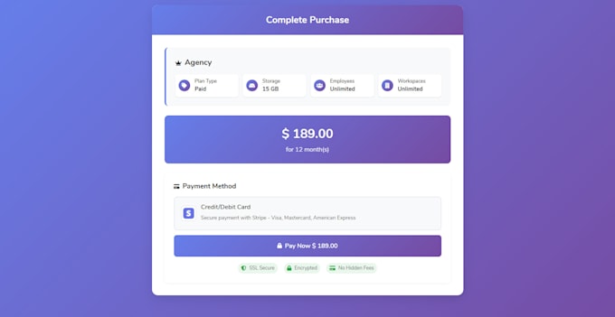 integrate stripe subscriptions with secure checkout