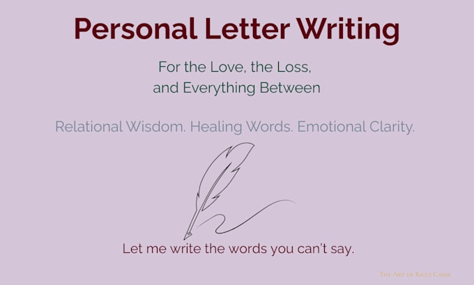 write and edit letters that move hearts and make statements