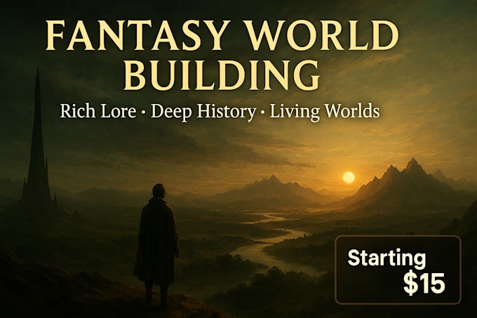 build epic fantasy worlds with detailed lore and history