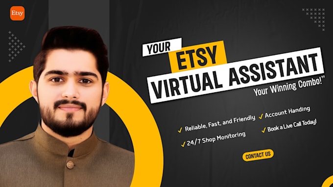 be your etsy store manager and sourcing VA