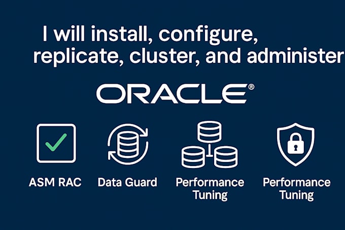 setup oracle rac, asm, data guard, and optimize performance