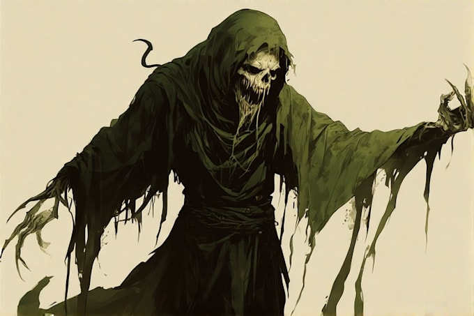 do scary fantasy horror character