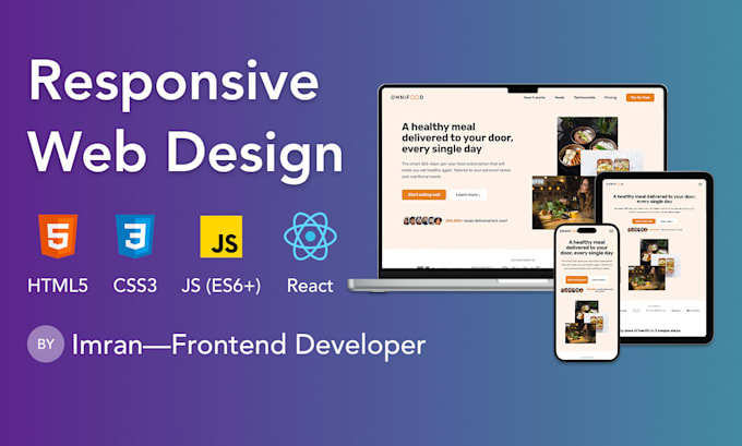 Build modern, responsive websites using html, css, and javascript by ...