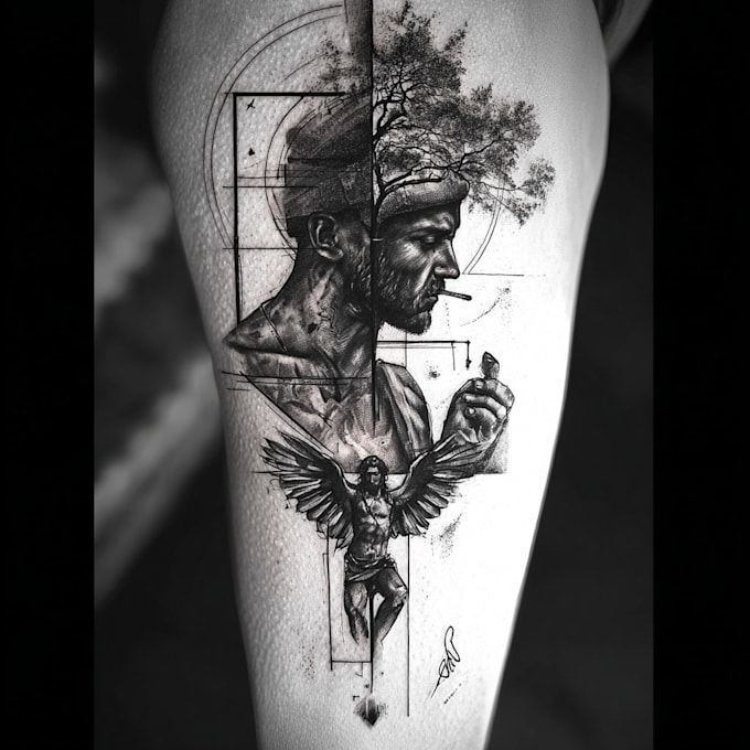 create your custom realistic tattoo design