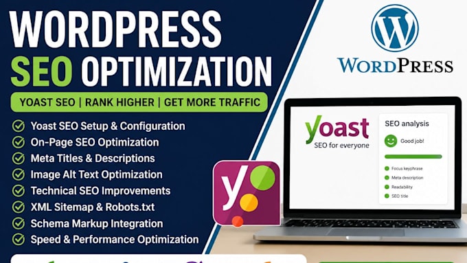 do wordpress with yoast meta tags and technical fixes