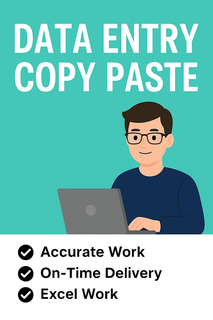 Do accurate data entry and copy paste work by Simantoi2 | Fiverr