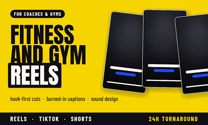 edit your fitness and gym reels