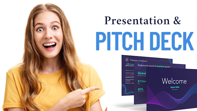 make powerpoint, webinar video presentation, investor pitch deck, elearning