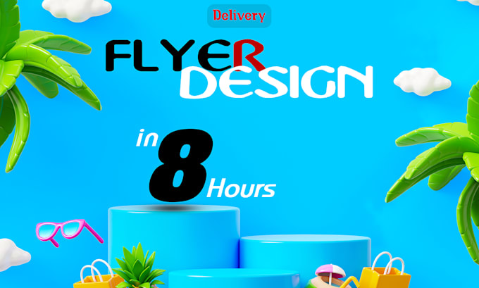 design educational flyers, food menus and party posters