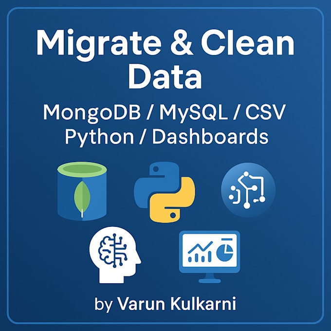 migrate, clean, and visualize your data using mysql, python and web dashboard