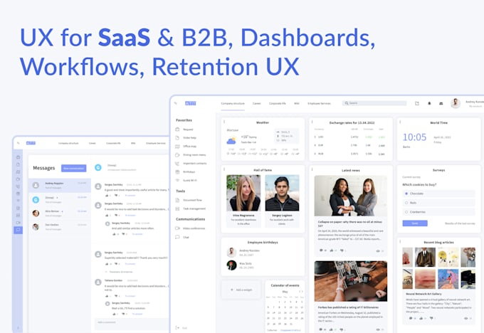 design UX for your saas platform or b2b web application