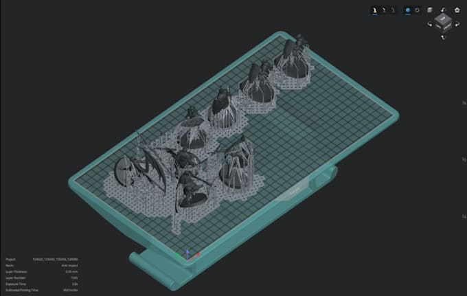 prepare 3d models for resin and fdm printing
