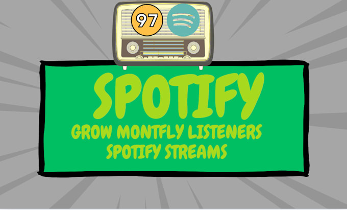 grow spotify monthly listeners, get real streams