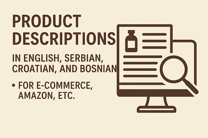 write engaging product descriptions for amazon shopify or your ecommerce