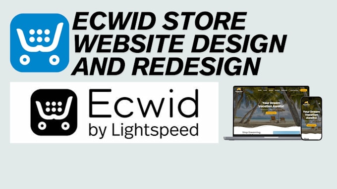 setup ecwid website store design redesign from a to z upload optimize products