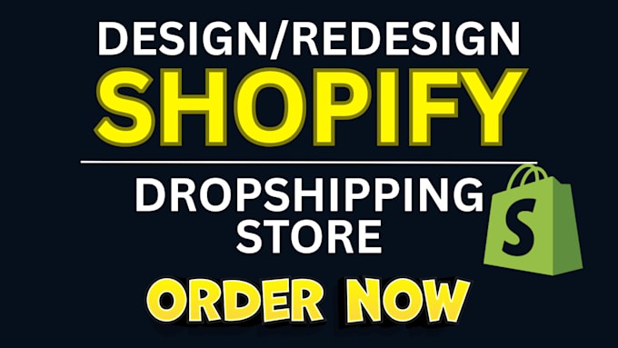 do shopify store setup shopify store design shopify dropshipping design redesign