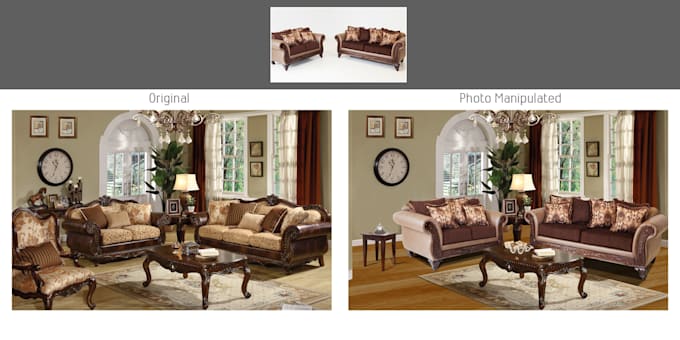do photo manipulation and lifestyle rendering