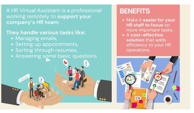 manage your HR tasks and provide virtual assistant services