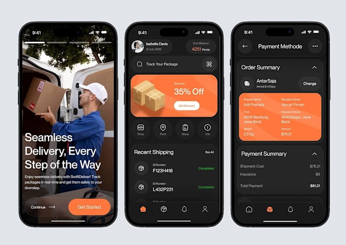 Develop On Demand Courier App Parcel Delivery App Logistic App By