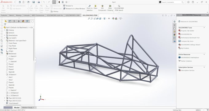 create 3d models and mechanical drawings in solidworks