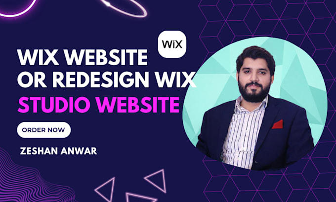 design a stunning wix website or redesign wix studio website