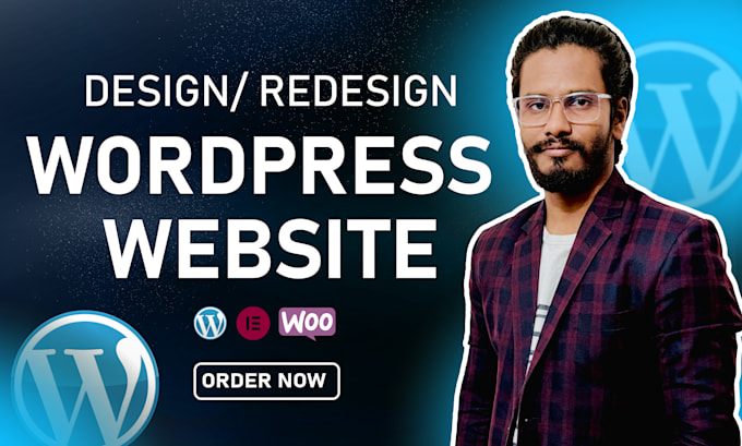 design or redesign wordpress website for business using elementor within 24hours