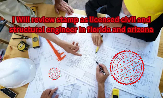 Review stamp as licensed civil and structural engineer in florida and ...