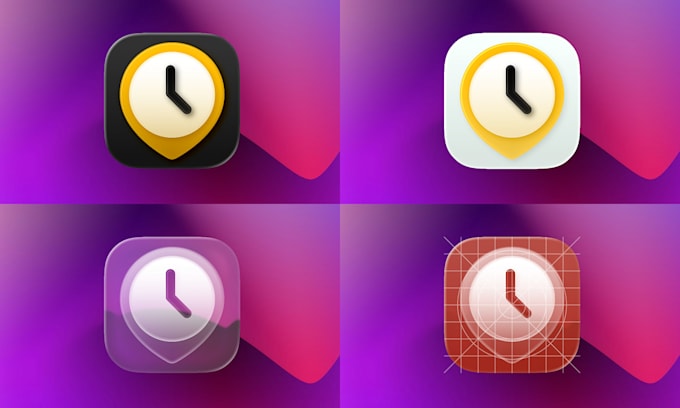design your modern liquid glass app icon
