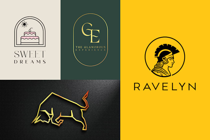 create luxury modern minimalist business logo design