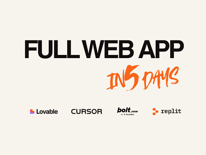 create a full stack saas mvp with lovable, supabase, cursor