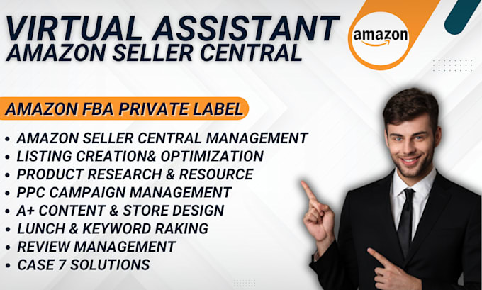 be your virtual assistant amazon fba listing ppc expert