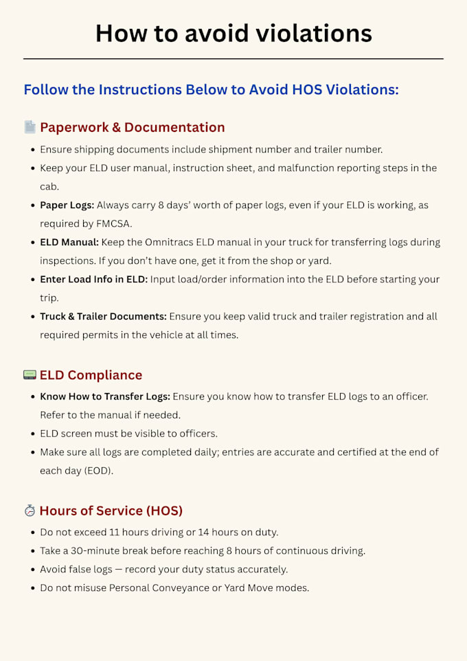 manage dot fmcsa compliance, driver files, and hos logs remotely