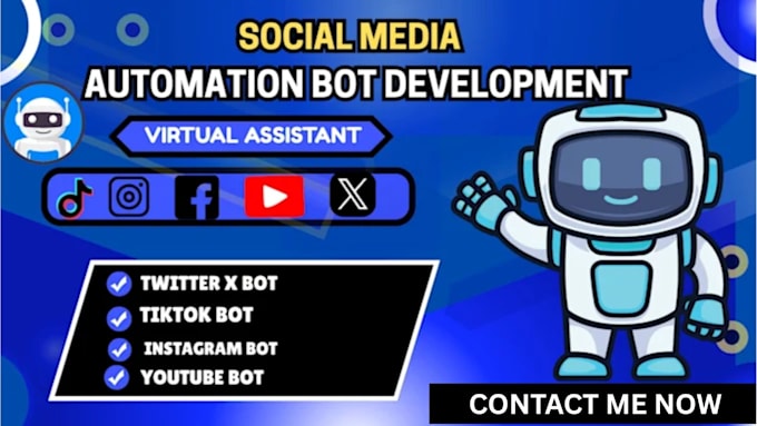 Social media bot tiktok bot instagram bot youtube bot twitter x auto ...
