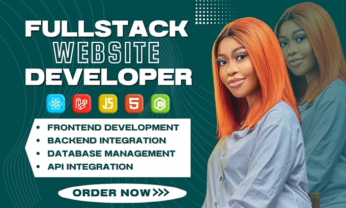 do full stack website development, front end, backend, full stack web developer